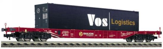 Container transport car &quot;RAILION&quot; type Sgss-y with 40 container &quot;VOS LOGISTICS&quot;<br /><a href='images/pictures/Fleischmann/524401.jpg' target='_blank'>Full size image</a>